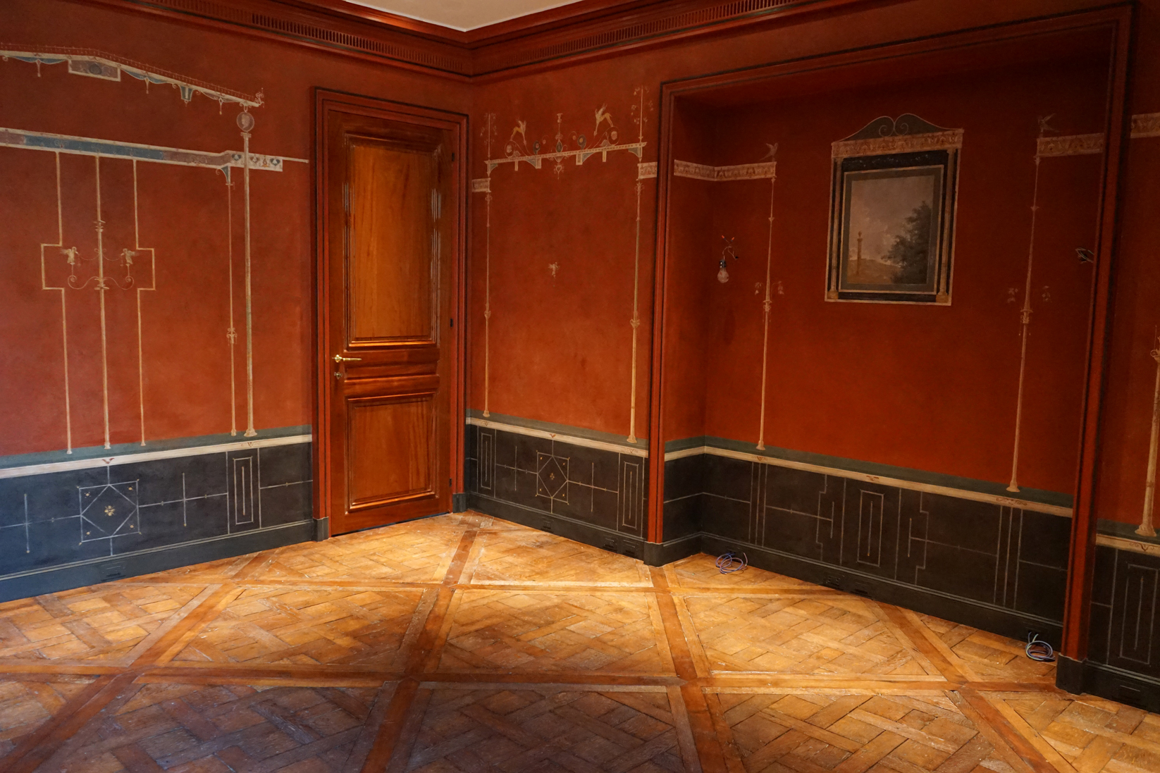 Pompeian Fresco room